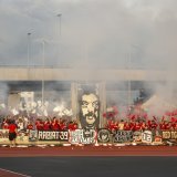 Les fans du FC Sion étaient bien présents lors du premier tour de la Coupe de Suisse à Delémont